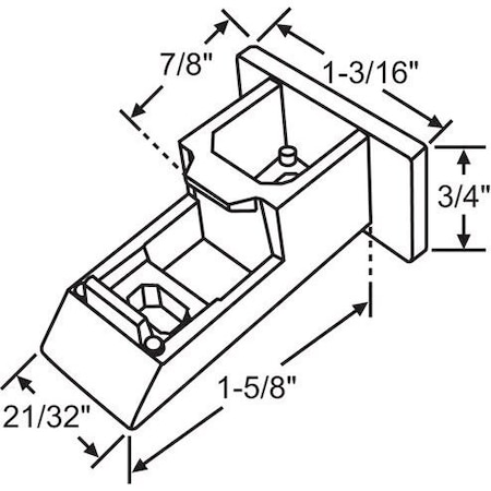 Strybuc Balance Top Sash Guide 60-962